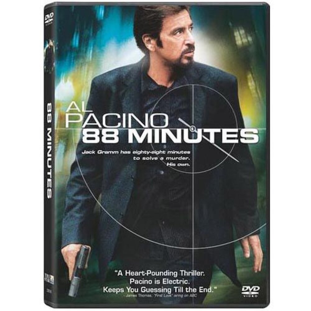 88 Minutes DVD Movie Rated R Widescreen Al Pacino